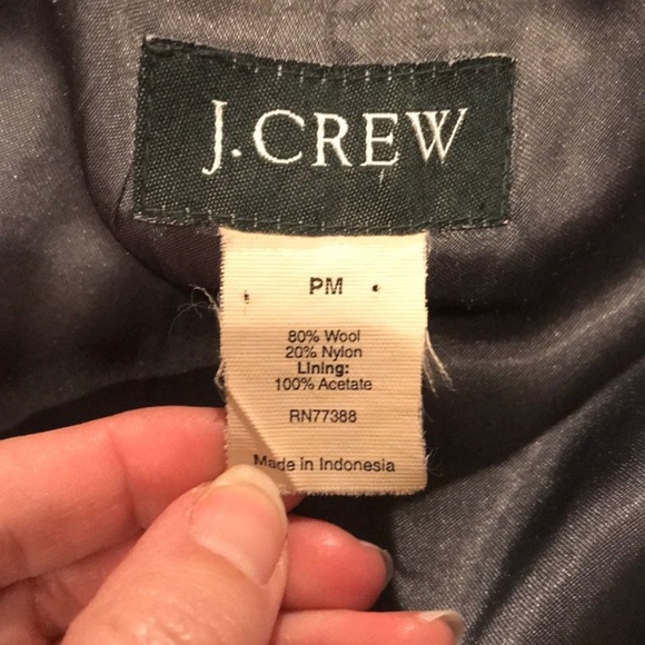 J. Crew wool peacoat with hood - Picture 2 of 7